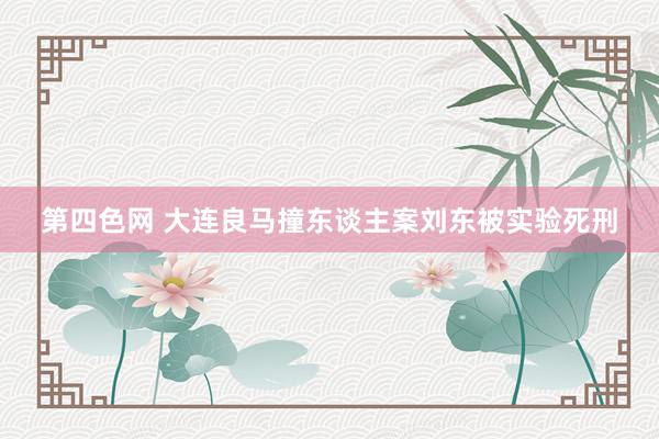 第四色网 大连良马撞东谈主案刘东被实验死刑