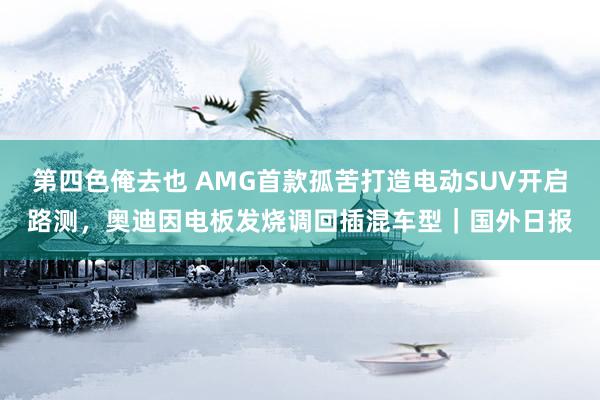 第四色俺去也 AMG首款孤苦打造电动SUV开启路测，奥迪因电板发烧调回插混车型｜国外日报