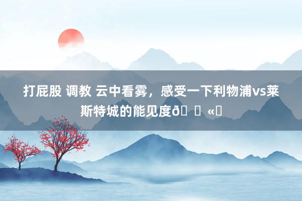 打屁股 调教 云中看雾，感受一下利物浦vs莱斯特城的能见度🌫️