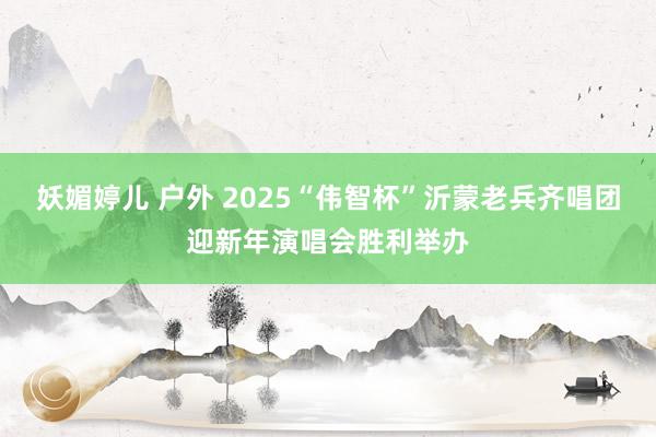 妖媚婷儿 户外 2025“伟智杯”沂蒙老兵齐唱团迎新年演唱会胜利举办